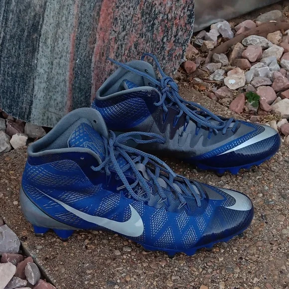 New Nike flyweave CJ3 elite TD blue athletic shoes mens 11.5 Nike Elite Royal Blue Grey Flyweave 3/4 TD CJ3  main image 2